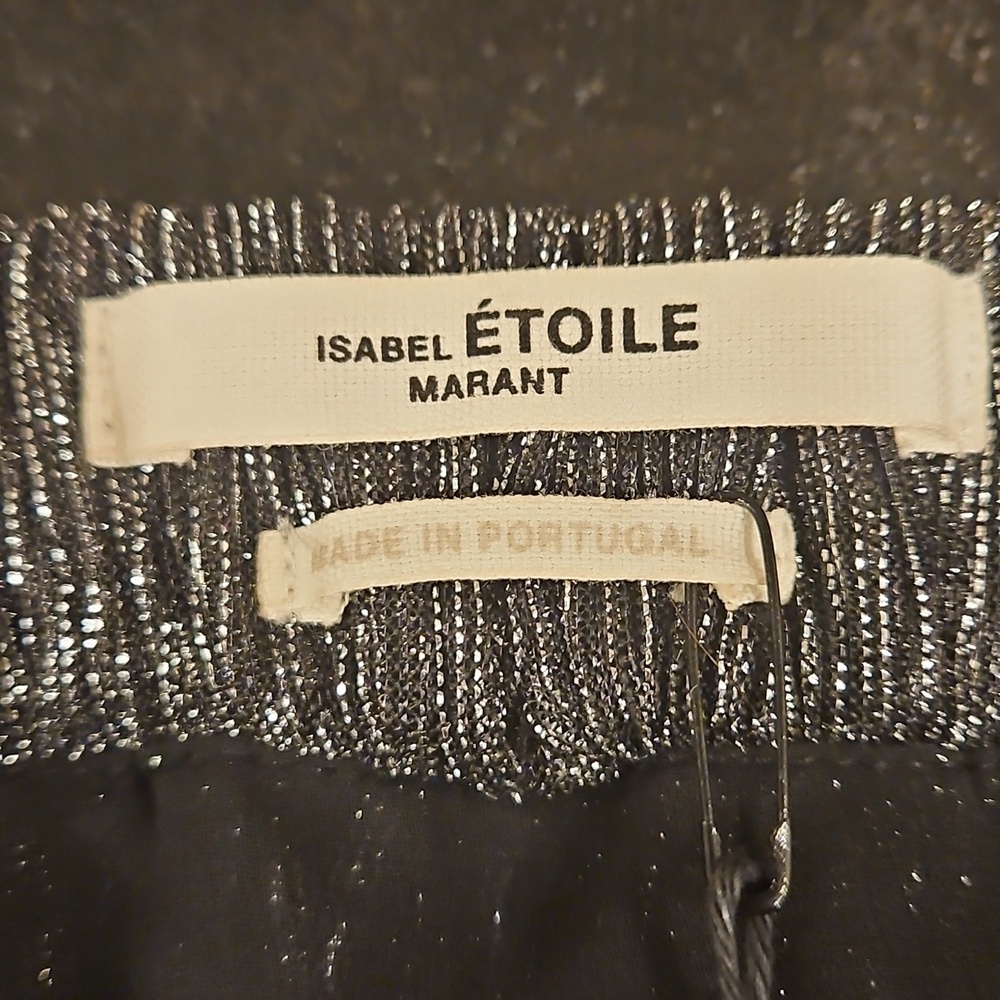 💕ISABEL MARANT ETOILE💕 Beatrice Skirt ~ Gun Metal EU 36 NWT - Picture 13 of 16